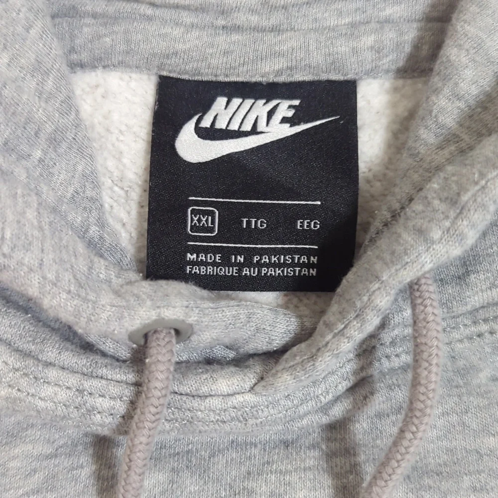 Nike Solo Swoosh Fleece Pullover Hoodie, Color Grey Size XXL